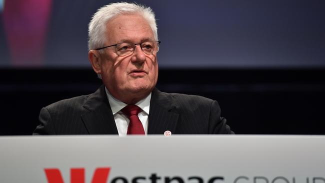 Westpac chairman John McFarlane plans to retire from the bank in December. Picture: NCA NewsWire/Nicki Connolly