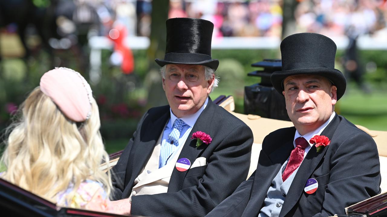 Peter V’Landys (right) at Royal Ascot in 2022.