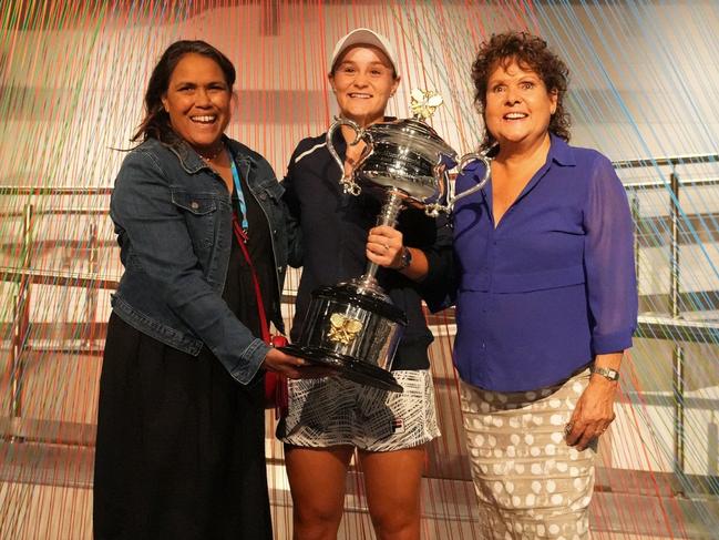 29/01/2022: Ash Barty joins Cathy Freeman and Evonne Goolagong Cawley as Australian indigenous sporting royalty after winning the 2022 Women's Australian Open tennis tournament