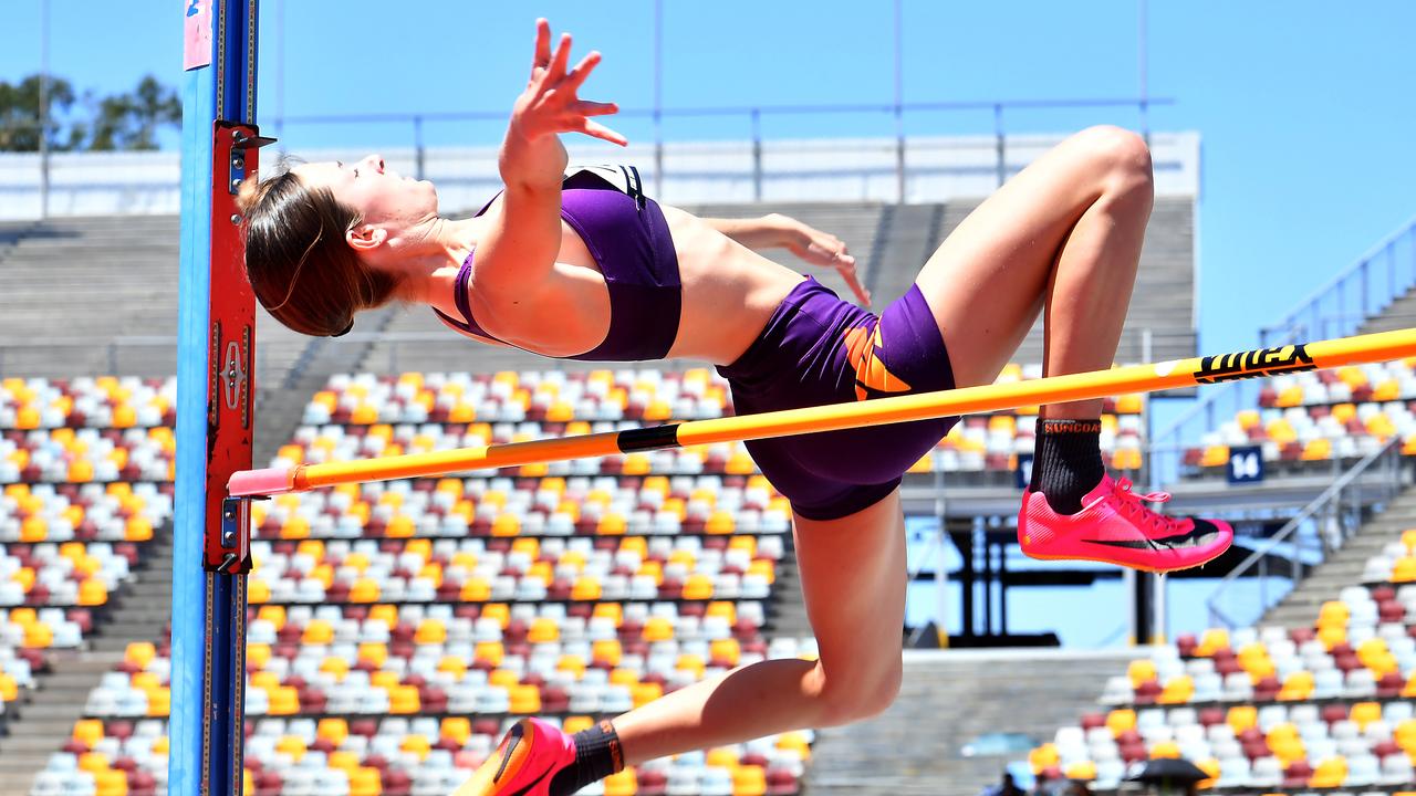 Queensland Representative School Sport track and field championships in Brisbane. Saturday October 12, 2024. Picture, John Gass