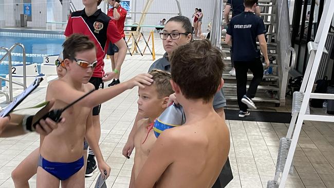 The GPS junior swimming championships – encouragement for Churchie.