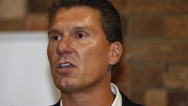 Australian Conservatives Leader Senator Cory Bernardi has hit back at those critical of his call to keep women from frontline combat. Picture: AAP.