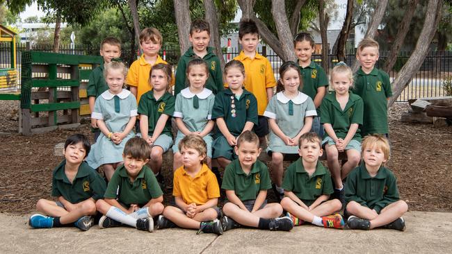 Torquay College Preps Class FC: Back row L-R , Arlie Kent, Vann Johnson, Roy McMillan, Tyler Greenhalgh, Eliza McCluskey, Asher Sevior Middle row L-R, Wren Walker, Poppy Hughes, Violet Lewis, Ayla Wilde, Scarlett Stone, Lakey Rigler Front Row L-R, Rocky Quinn, Kipp Friend, Noah Ayton, Hunter Nelson, Alfie Knuckey, Harry Edwards Absent: Mila Ryan