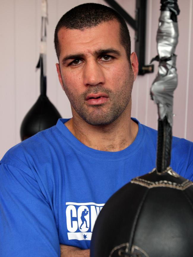 Also in the training camp was boxer Nader Hamdan.