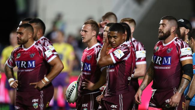 The Sea Eagles are still a chance at claiming the dreaded wooden spoon. (Photo by Ryan Pierse/Getty Images)