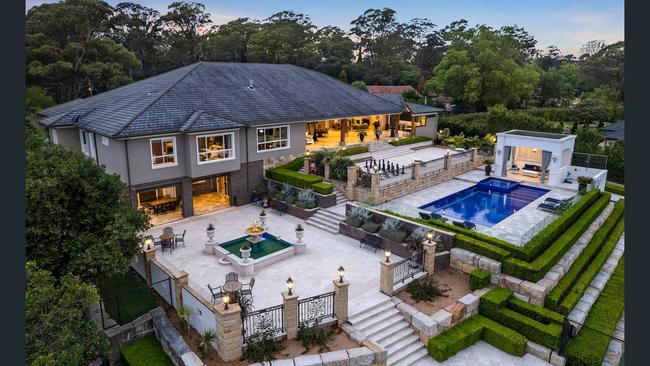 The Estephans listed their Dural mansion for sale last year. Picture: Supplied