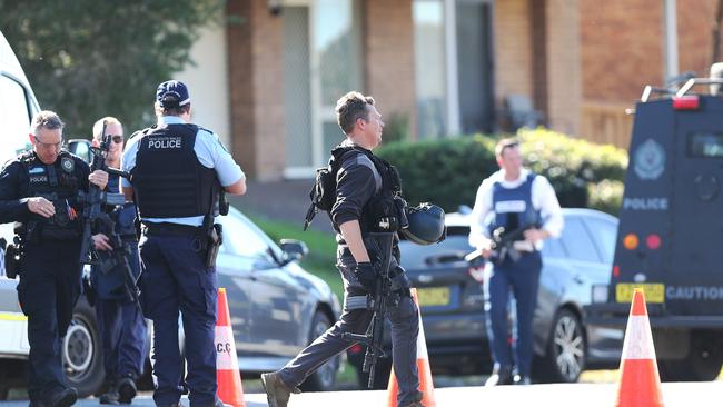 The scene at the Maryland siege on the outskirts of Newcastle. Picture by Peter Lorimer.