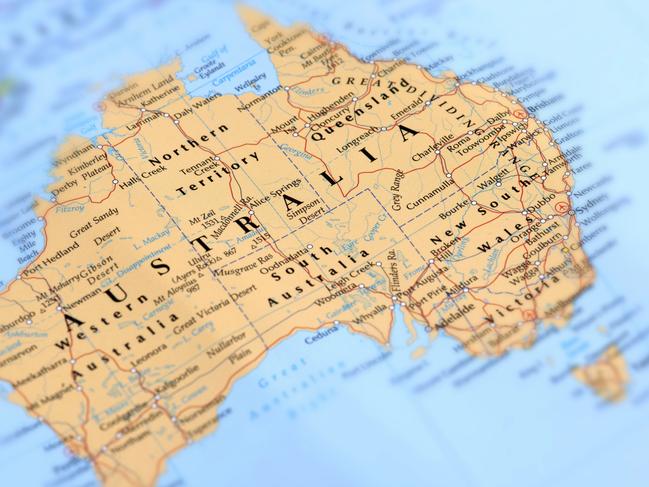 Map of Australia. Istock