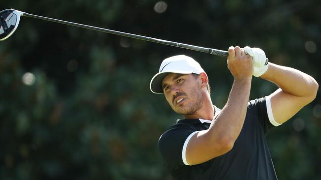 ATLANTA, GEORGIA - AUGUST 22: Brooks Koepka of the United States plays his shot from the 14th tee during the first round of the TOUR Championship at East Lake Golf Club on August 22, 2019 in Atlanta, Georgia. (Photo by Streeter Lecka/Getty Images)