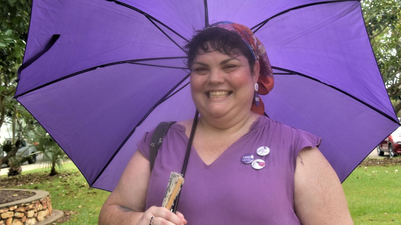 Bianca Fidock at the City of Darwin International Women's Day walk and Celebrations, Saturday March 5.