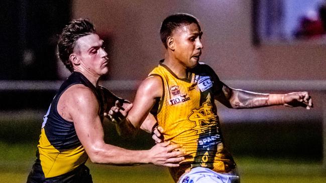 St Mary’s will take on Nightcliff Tigers in Round 15 of the 2022-23 NTFL season. Picture: Patch Clapp / AFLNT Media