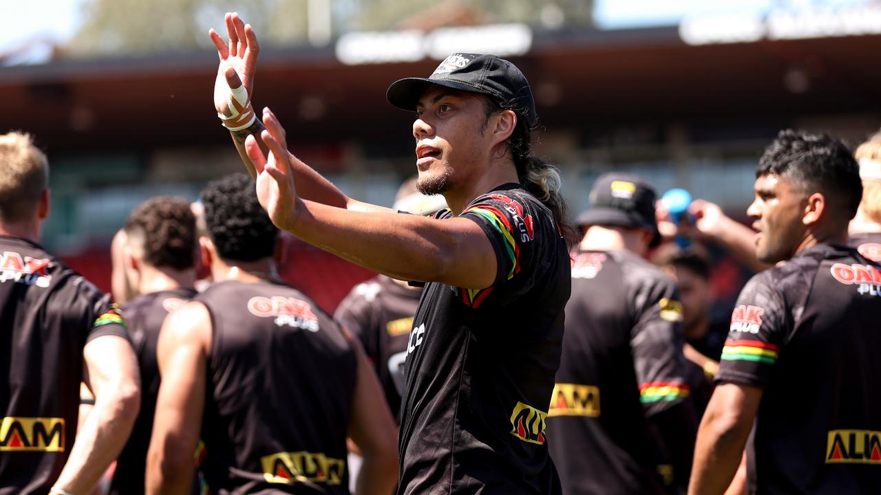 Jarome Luai is set for an emotional farewell to Penrith that’s been more than a decade in the making. Picture: Brendon Thorne/Getty Images