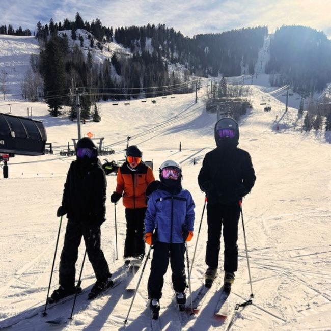 Ingrid's four boys have always enjoyed getting active. Picture: Supplied