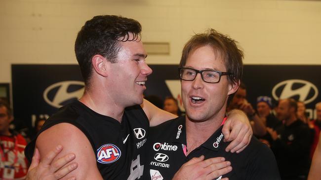 David Teague gave McGovern some home truths last season. Picture: Michael Klein