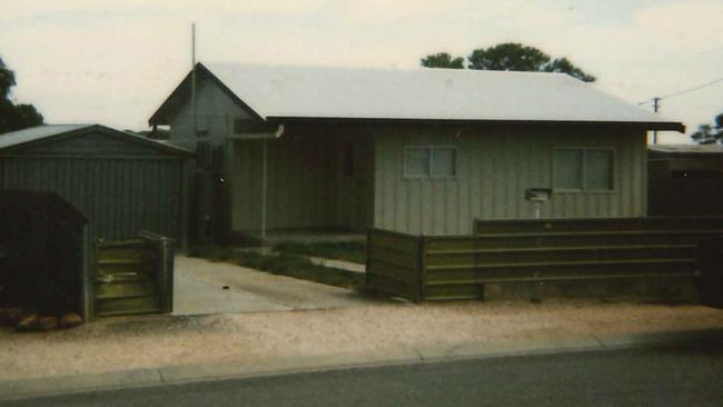 The Adams family home in 1973.