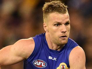 Jake Stringer of the Bulldogs is seen in action during the AFL Semi-Final match between the Hawthorn Hawks and the Western Bulldogs at the MCG in Melbourne, Friday, Sept. 16, 2016. (AAP Image/Julian Smith) NO ARCHIVING, EDITORIAL USE ONLY