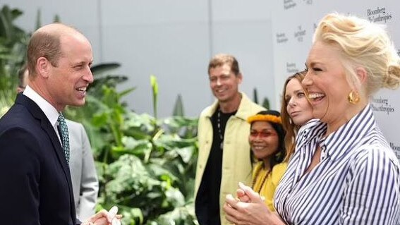 Hannah Waddingham is a big supporter of Prince William’s Earthshot initiative. Picture: Kensington Palace