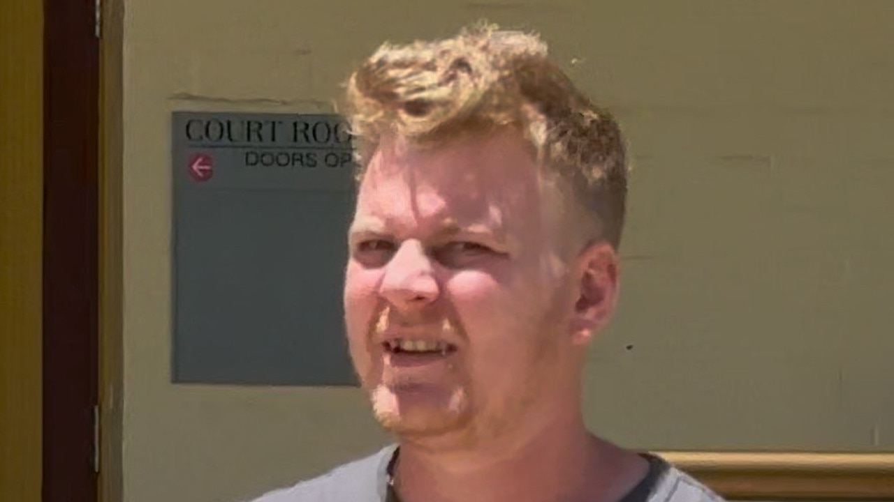 Kurt Ross Burgess, 25, pleaded guilty to committing a public nuisance, obstructing a police officer and unlawful possession of a weapon when he faced Maryborough Magistrates Court on Monday.