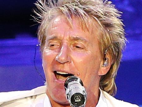 Rod Stewart pictured at the Qantas Credit Union Arena in Haymarket as part of his 2015 Australian Tour. Picture: Richard Dobson