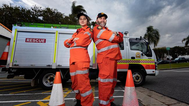 Redcliffe SES Group members Garth and Lillian Ferguson. Picture: Dominika Lis