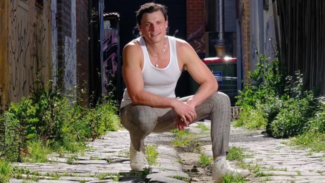 Bien-Stephen works as a carpenter in Melbourne and rose to national fame as a contestant on Brooke Blurton’s season of The Bachelorette. Picture: NCA NewsWire/Luis Enrique Ascui