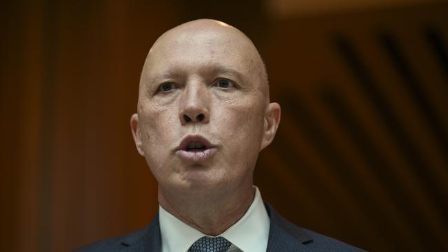 Opposition Leader Peter Dutton says the plan will do little to target power prices. Picture: NCA NewsWire / Martin Ollman