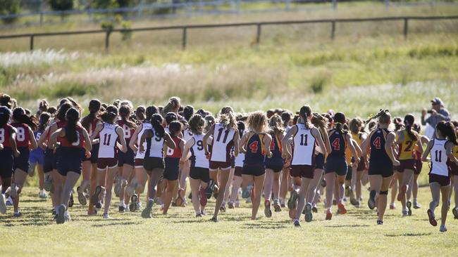 The QGSSSA cross country is in term 3. PICTURE: Paul Merrett.