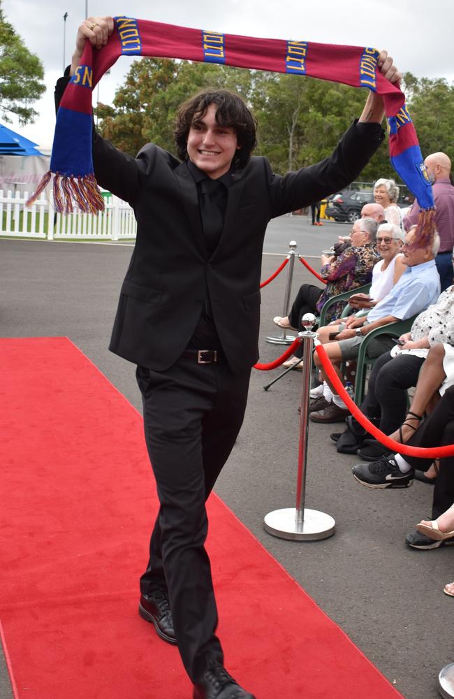 Lions fan at the Pacific Lutheran College Formal held at the Sunshine Coast Turf Club on November 15, 2024. Picture: Sam Turner