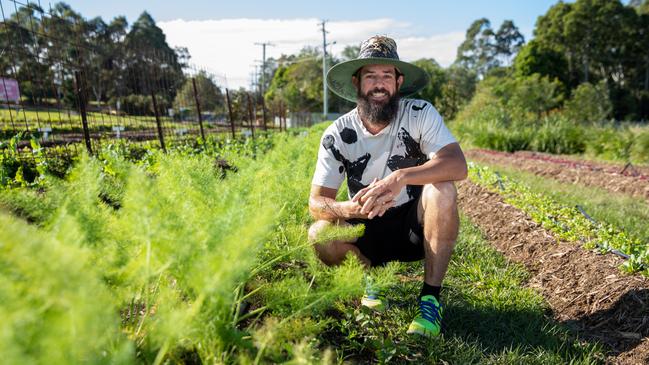 Farmer Arran Heideman at Millen Farm, Samford. Picture: Dominika Lis