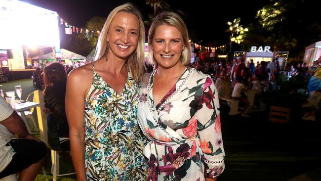 Brooke Hanson and Leisel Jones. Picture: Mike Batterham