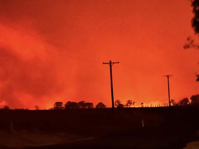 Photo by Tim Webster taken at Toorooka near Willawarrin on Monday night. Picture: Facebook.