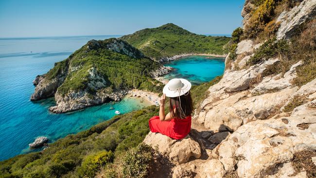 Porto Timoni, Corfu in Greece.