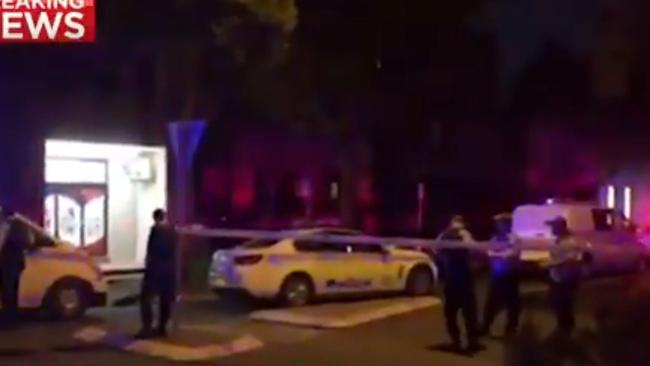 A witness said the police response was prompt. Picture: 7News