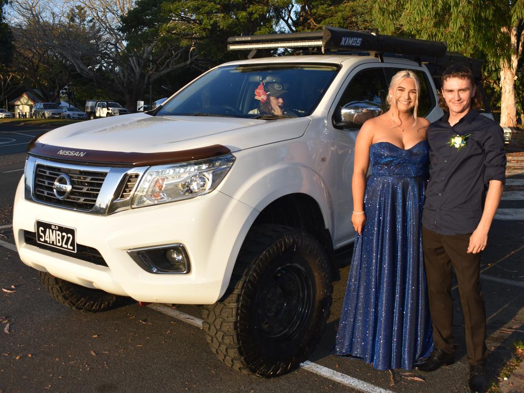 Hope Winter and Sam Battaia at Mirani State High School formal at Ocean International on September 8, 2023. Photo: Zoe Devenport