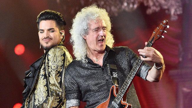 NEW YORK, NEW YORK - SEPTEMBER 28: Adam Lambert and Brian May of Queen perform onstage during the 2019 Global Citizen Festival: Power The Movement in Central Park on September 28, 2019 in New York City. (Photo by Theo Wargo/Getty Images for Global Citizen)