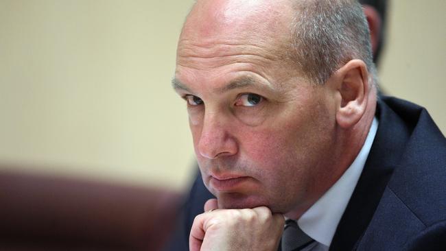 Former Senator Stephen Parry’s resignation raises further questions, according to Mr Kennet. Picture:Mick Tsikas