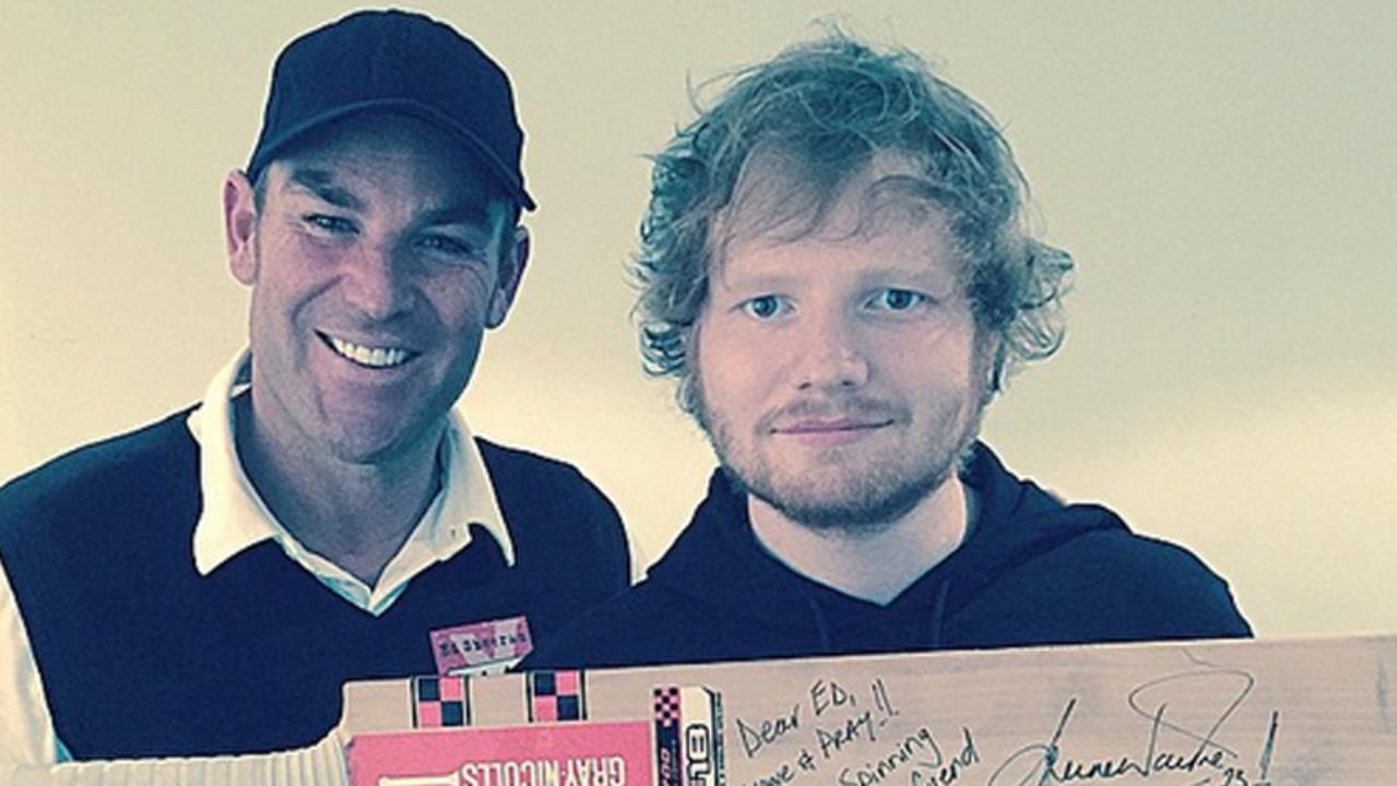 Shane Warne plans to get pop star Ed Sheeran involved in the Hundred when he takes over the Lord’s-based cricket team.