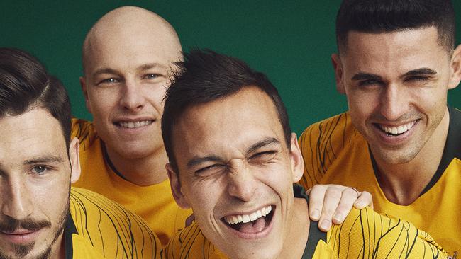 The Socceroos' new Nike kit.