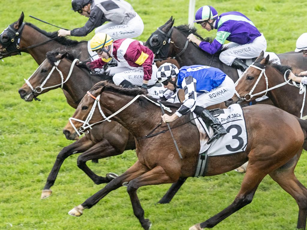 Hugh Bowman during Sydney Racing at Rosehill Gardens.