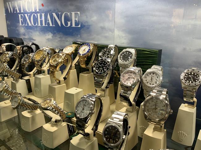 The police raids took place at The Watch Exchange at Bondi Junction in July last year.