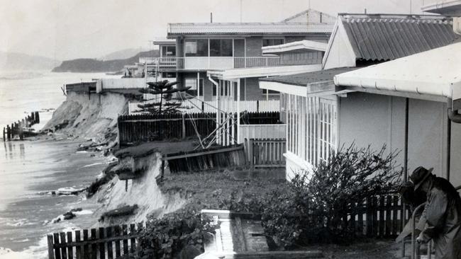 Damage from 1967 Cyclone Dinah. Supplied by Courier Mail Brisbane.