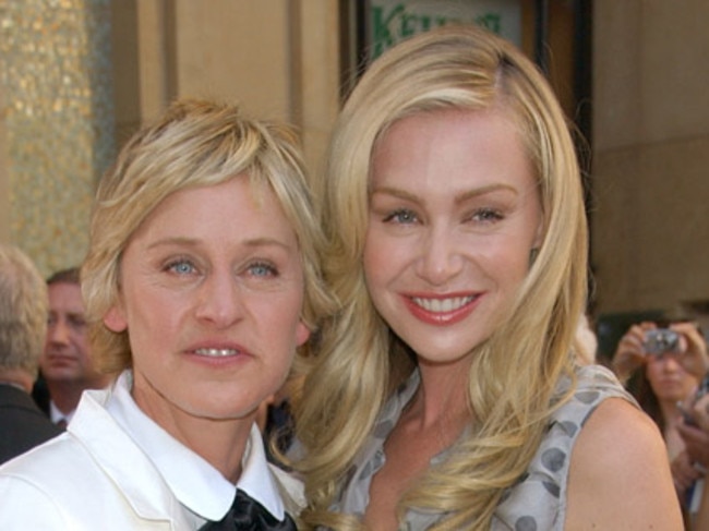 Still in love ...Ellen DeGeneres and Portia Portia de Rossi.