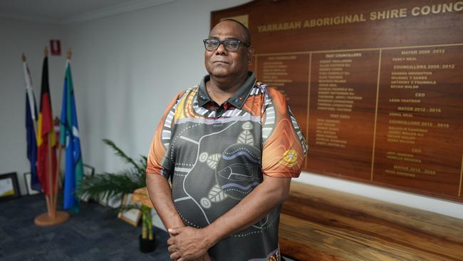 Yarrabah mayor Ross Andrews said he would seek an explanation from the Opposition Leader and the Home Affairs Department as to why his community was snubbed. Picture: Nuno Avendano