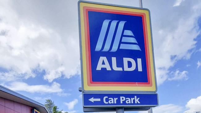 The Aldi store, on Simeoni Dr, Goonellabah where it is alleged four people smashed their way in the front door and stole four TV sets. Picture: Supplied