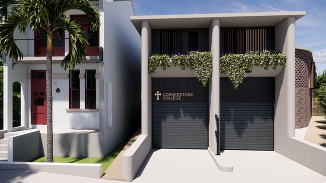 The Wollongong Rd entry for Cornerstone College.