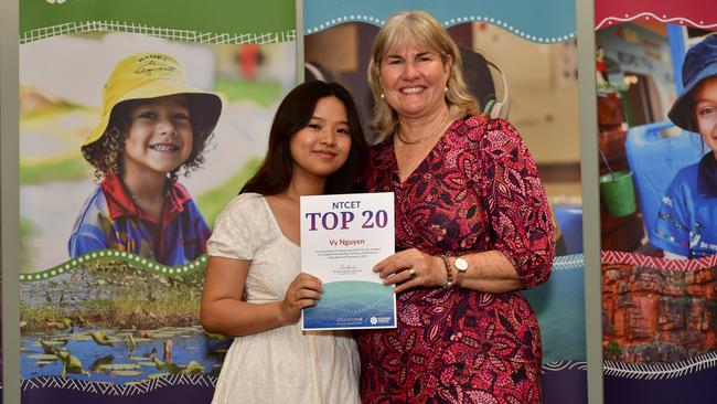 Vy Ngyuen was one of the top NTCET students of 2023. Picture: Pema Tamang Pakhrin