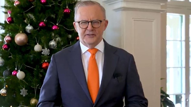 Prime Minister Anthony Albanese gives his Christmas message to all Australian's