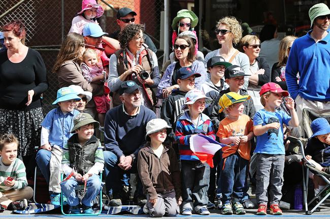 People of all ages enjoyed the parade