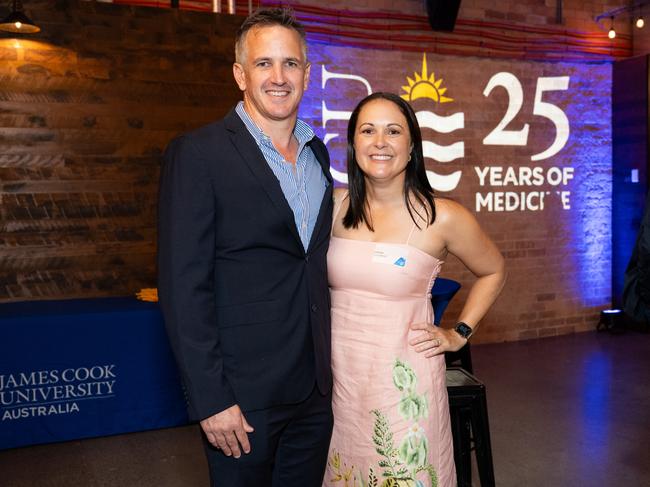 Phil and Louise Wolanski at the JCU Medical School’s 25th year anniversary function