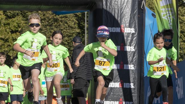 IRONKIDS Tasmania race start at PW1. Picture: Chris Kidd